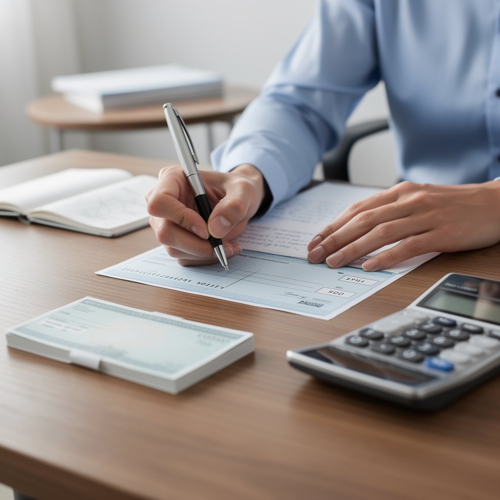 how to write a check
