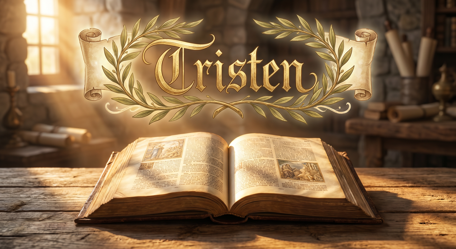 tristen name meaning bible