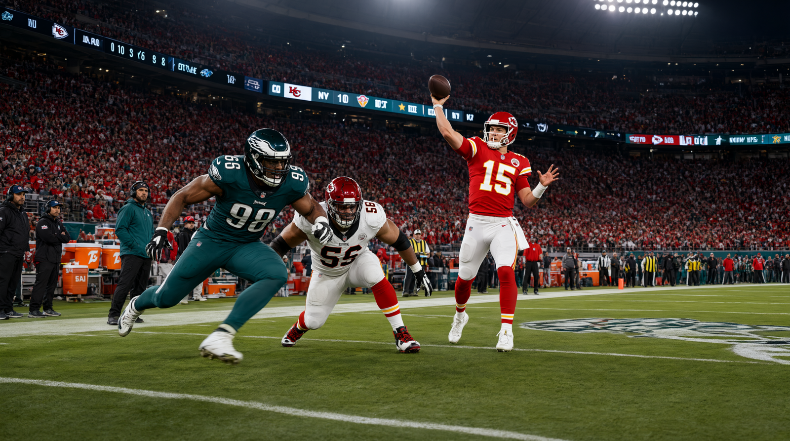 kansas city chiefs vs philadelphia eagles match player stats