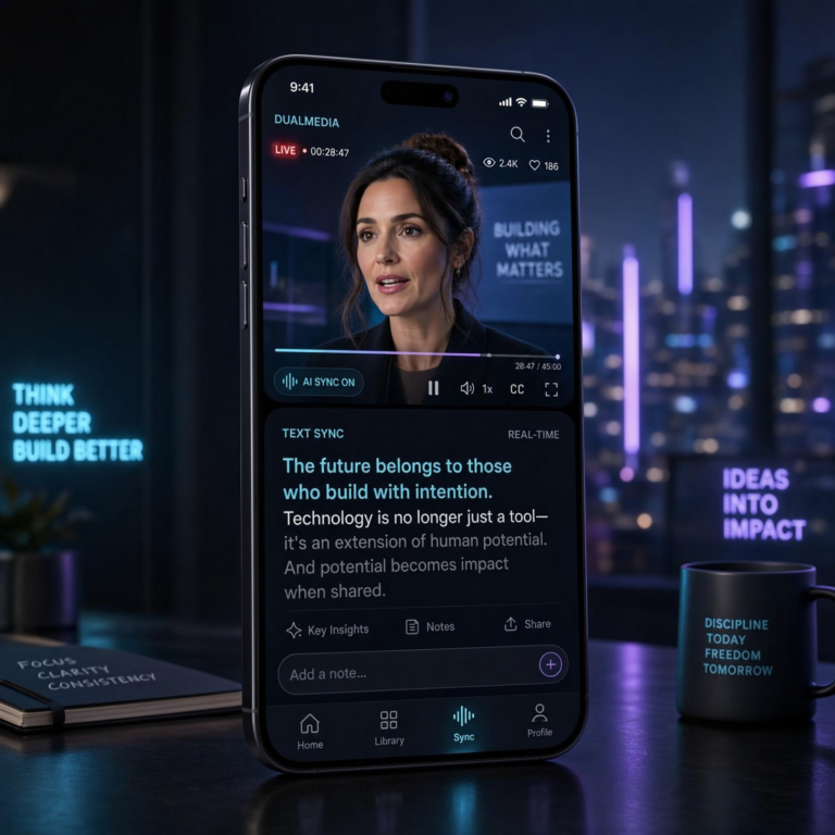 application mobile dualmedia