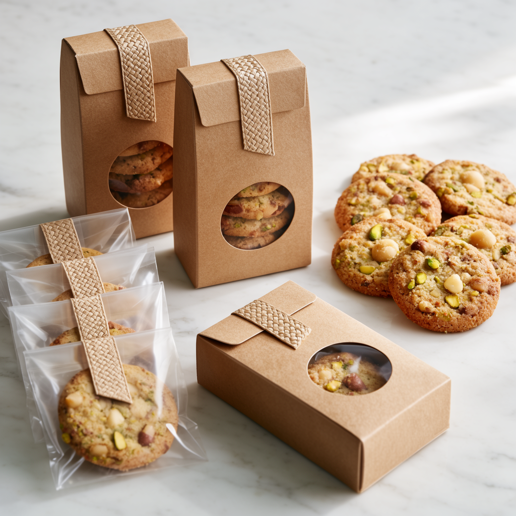 food packaging options cookiesforlove business