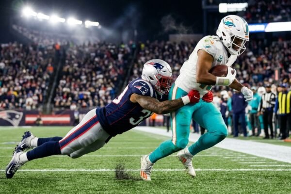 Miami Dolphins vs New England Patriots Match Player Stats