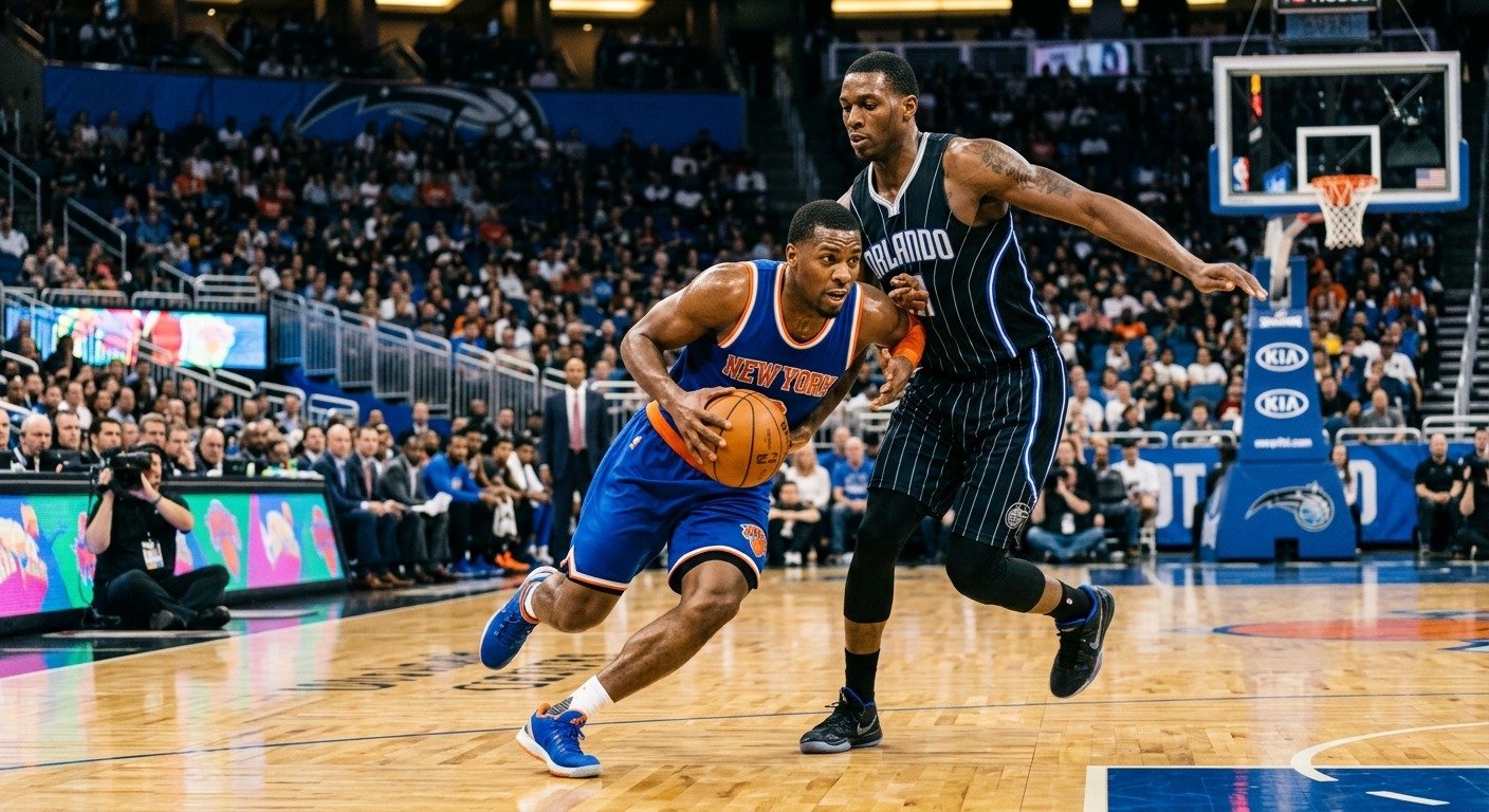 knicks vs orlando magic match player stats