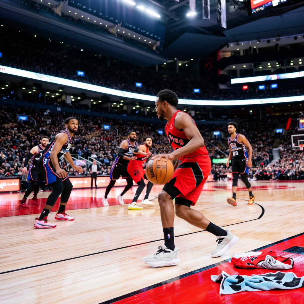 toronto raptors vs 76ers match player stats
