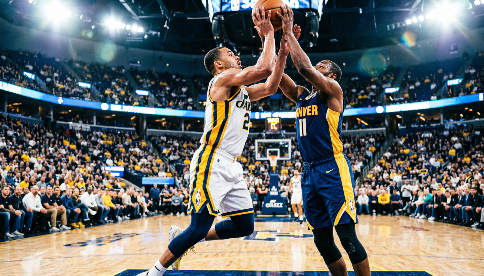 utah jazz vs denver nuggets match player stats