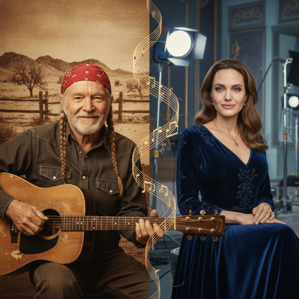 willie nelson and angelina jolie